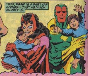 Vision, Scarlet Witch and Family